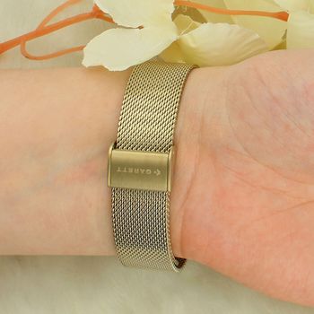 Garett Grace złoty mesh – smartwatch damski AMOLED, rozmowy Bluetooth, styl glamour zapięcie.jpg